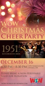 WOW OTTAWA - Christmas Cheer Party @ 1951 West Kitchen & Bar | Ottawa | Ontario | Canada